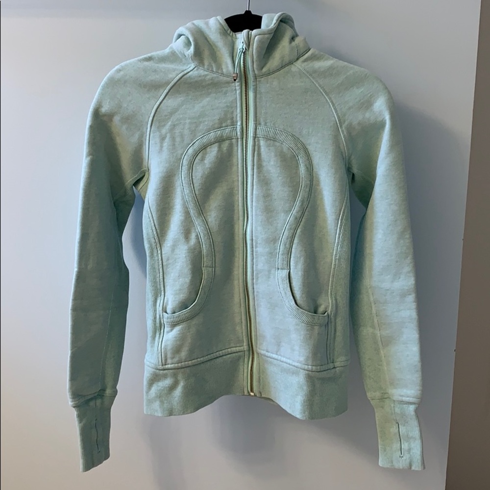 Mint Green Lululemon Scuba Hoodie